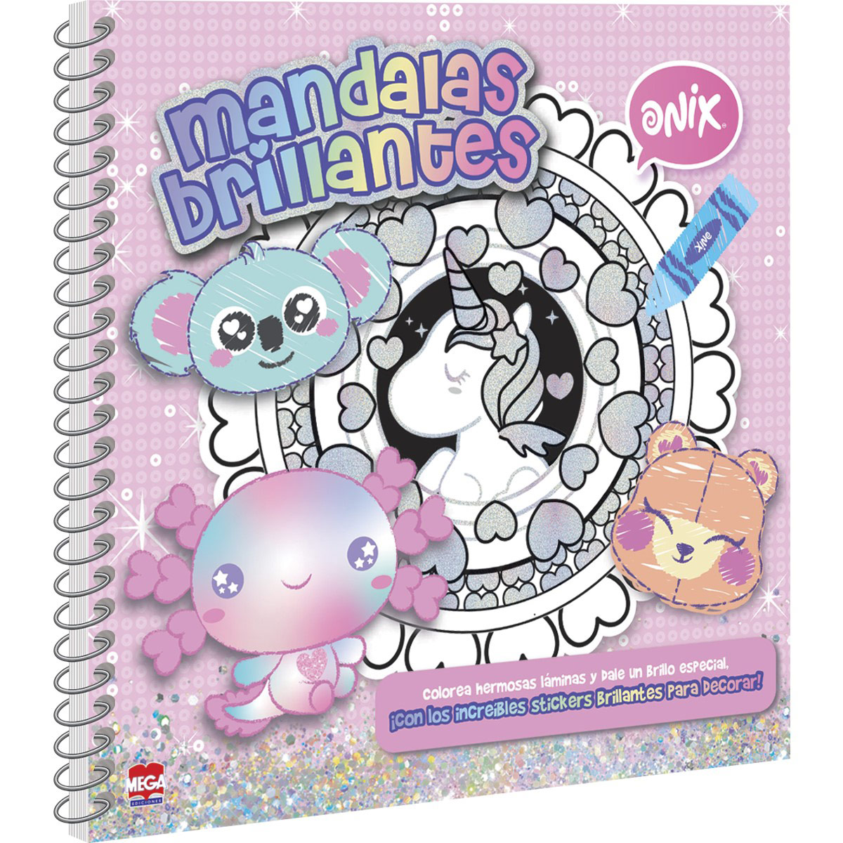 Mandalas brillantes Onix image number null