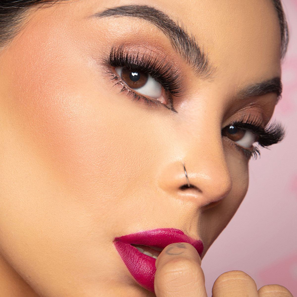 Pestañas Postizas 3D Eyelashes Pink Up Megara 12 image number null