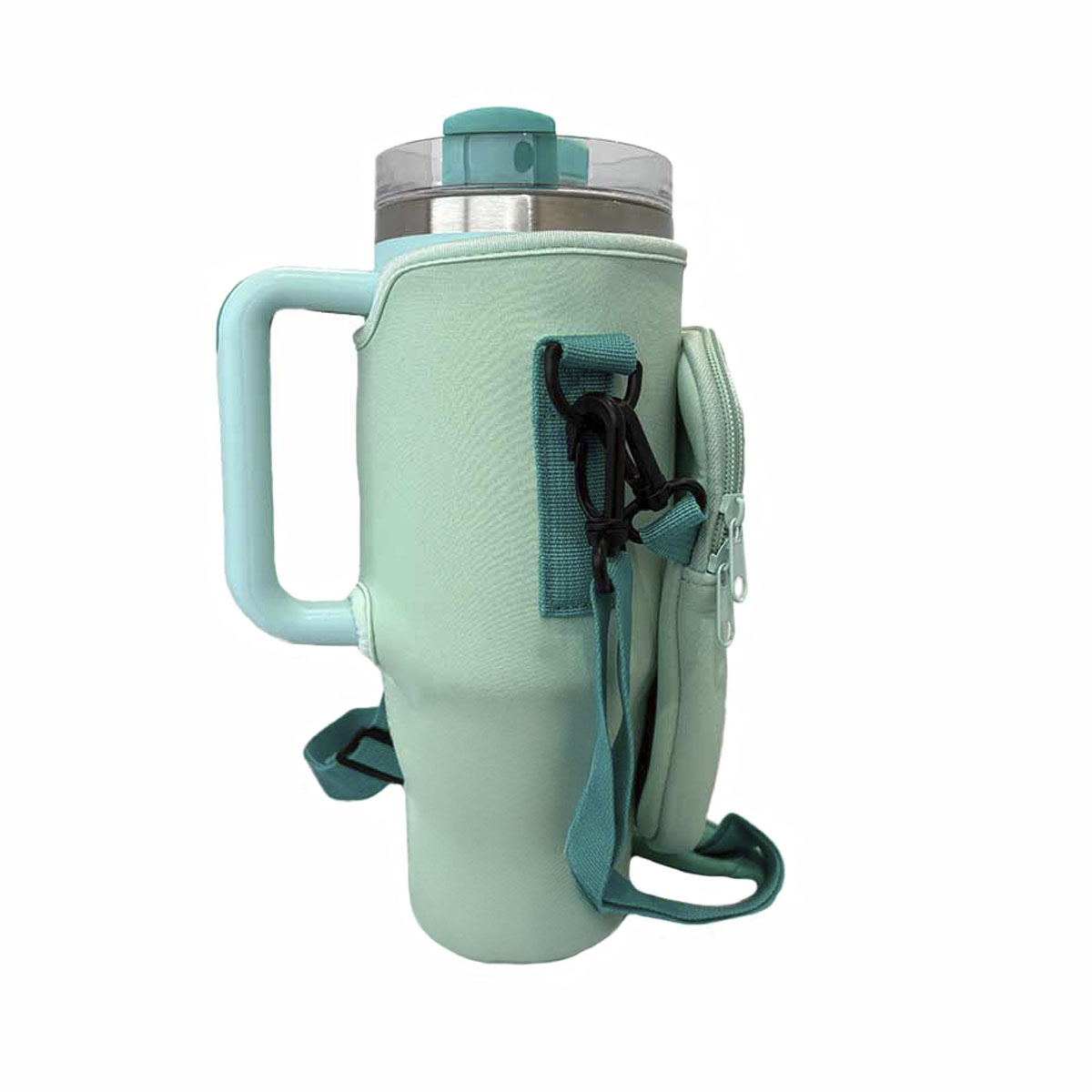 Set de Thermo y Funda con Correa REEBOK de 1.200 ml Color Verde Azulado image number null