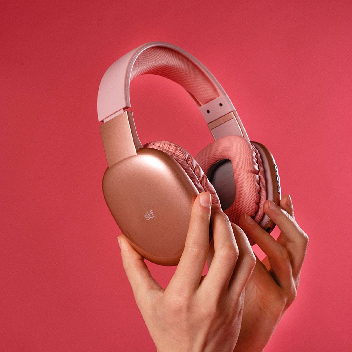 Aud&iacute;fonos STF Aurum On Ear rosa image number null