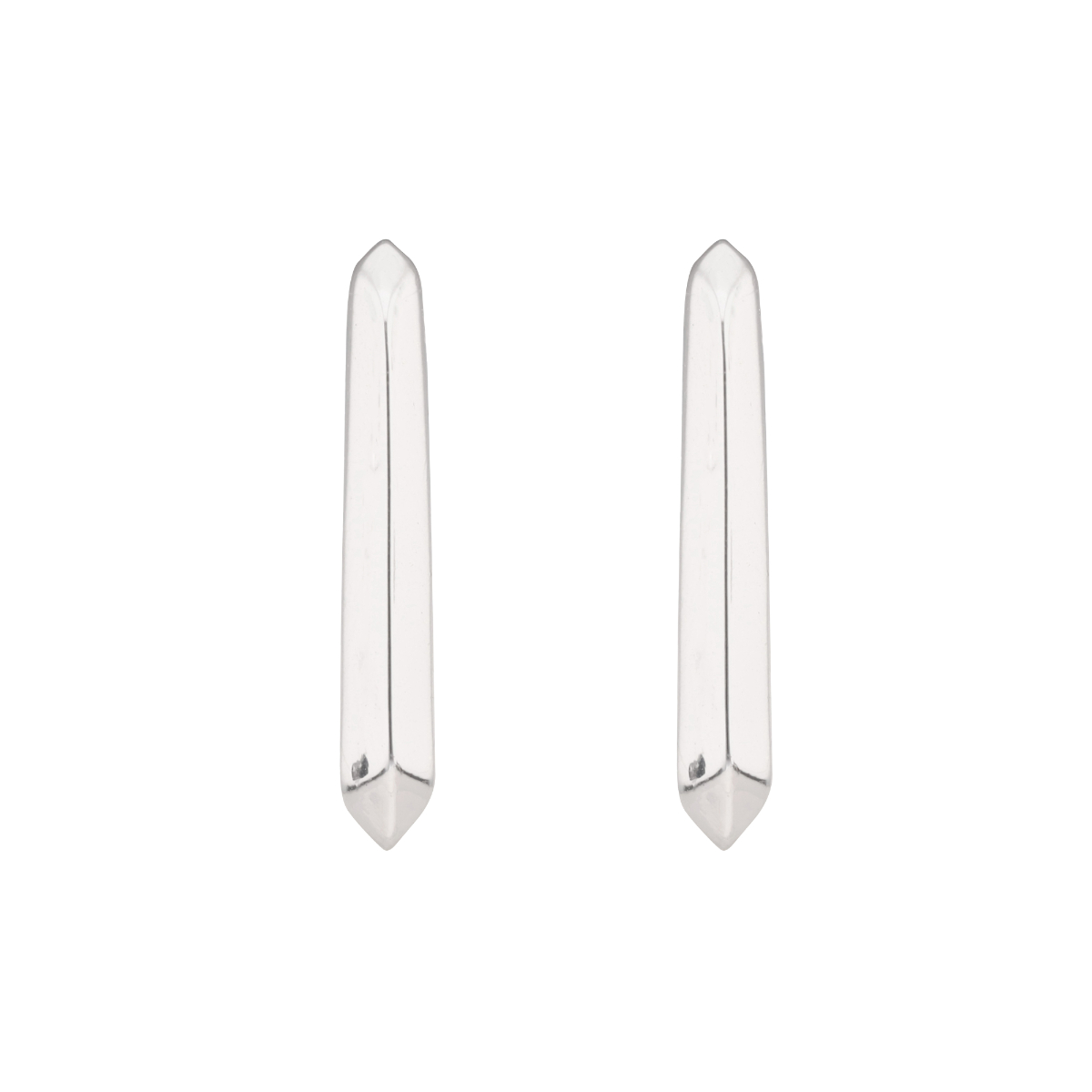 Aretes Cuadrado Colgante Plateado Nine West image number null