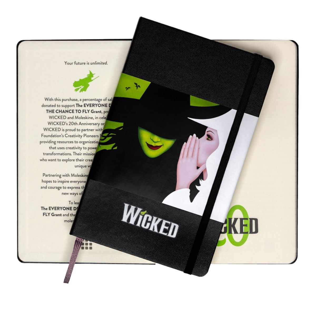 Libreta Grande Moleskine Colaboración Wicked image number null