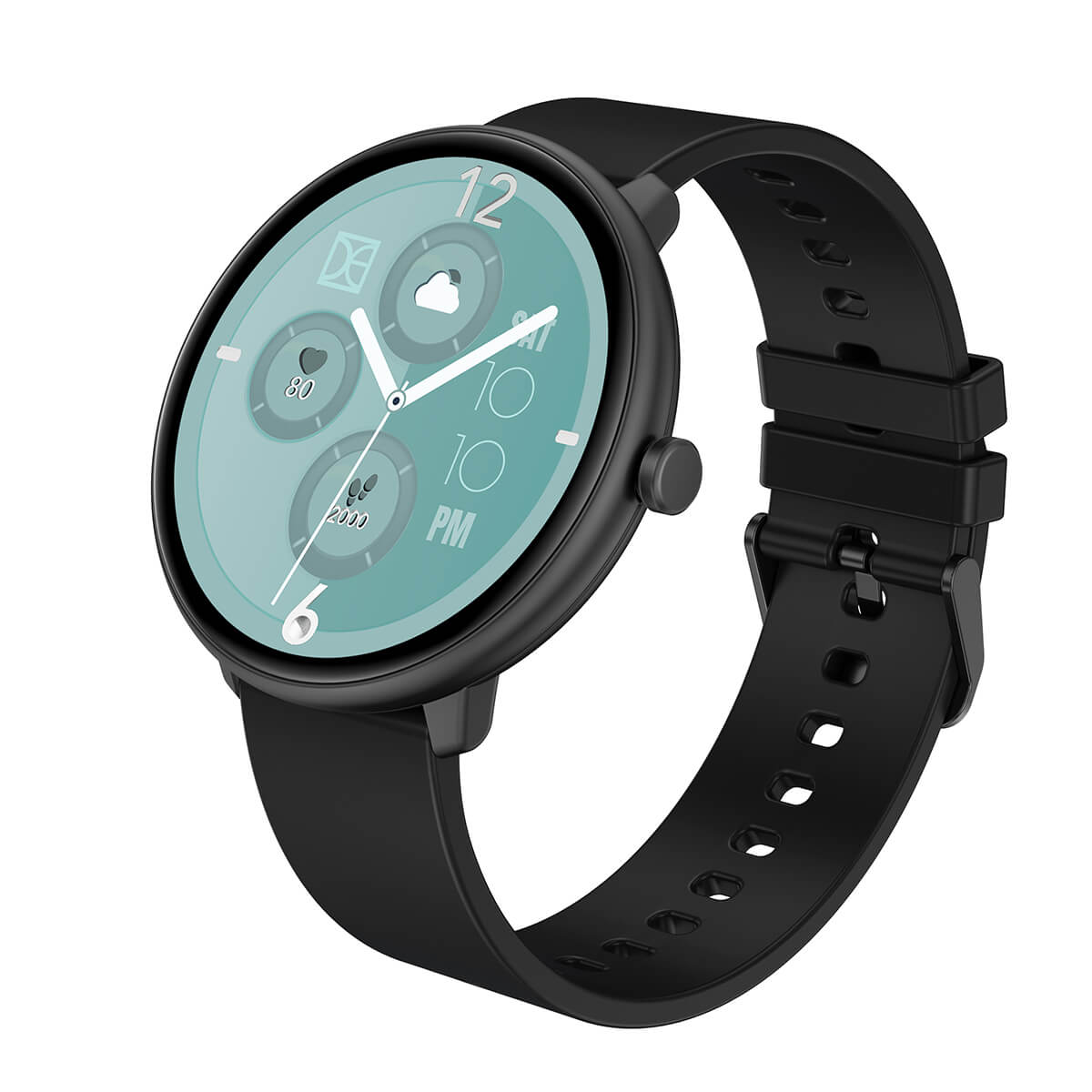 Smartwatch Cloe Series 3 silicón negro unisex image number null