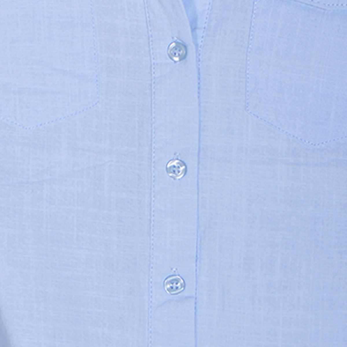 Blusa lisa con elevación en manga para mujer Philosophy Talla Mediana image number null