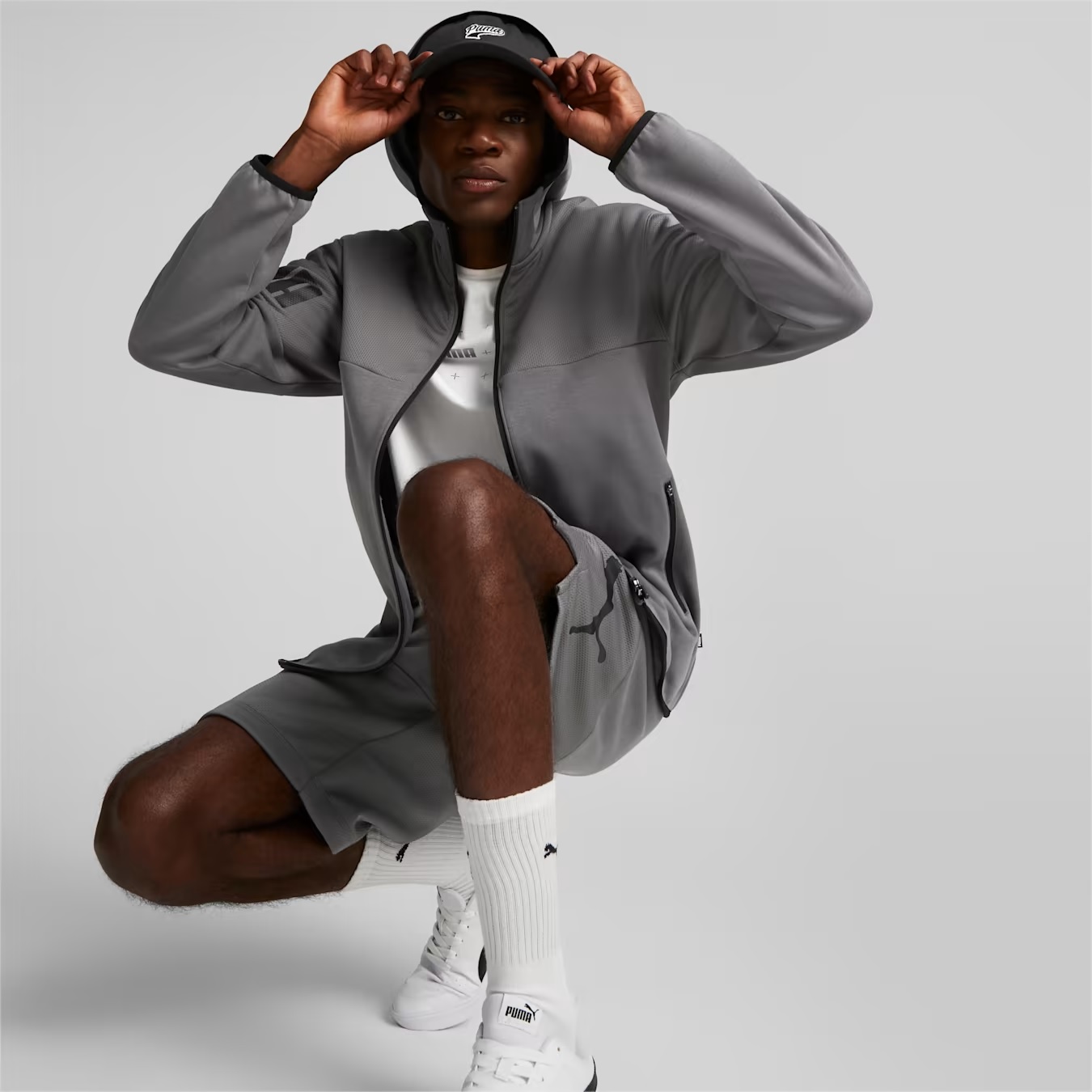 Gorra Puma SCRPT logo negro para hombre image number null