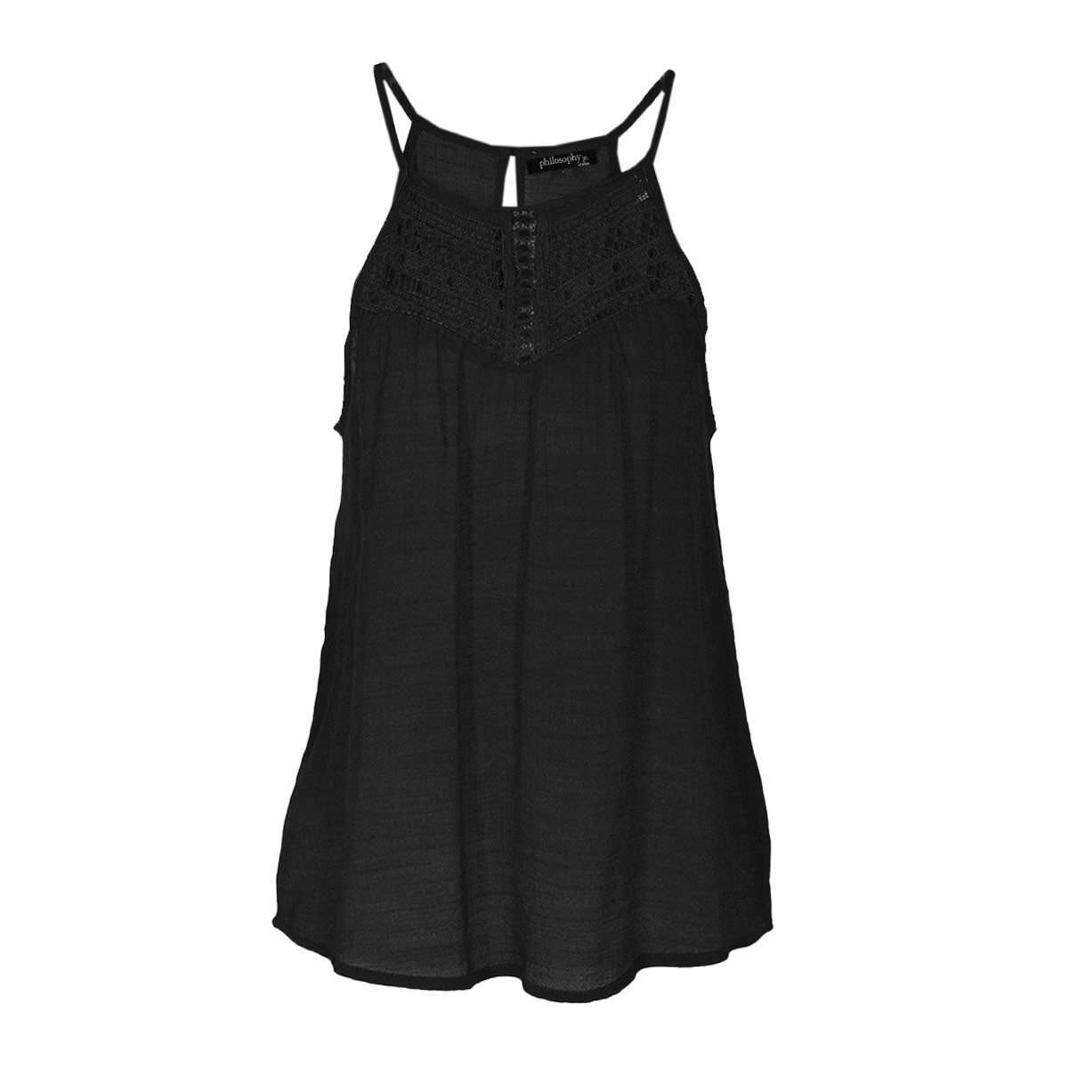 Blusa Tipo Halter con Encaje Philosophy para Mujer image number null