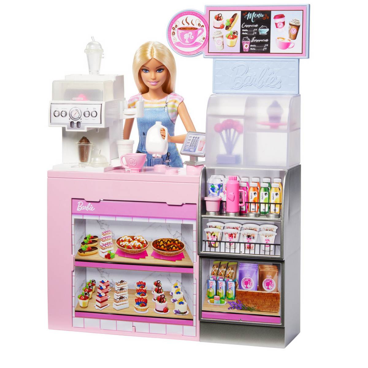 Set de Juego Diversi&oacute;n en la Cafeter&iacute;a Barbie Profesiones image number null