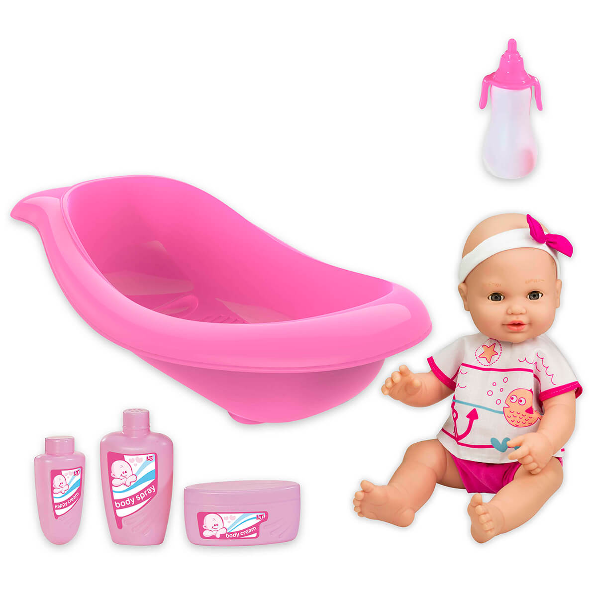 Set de Muñeca LOKO TOYS con Bañera y Accesorios image number null