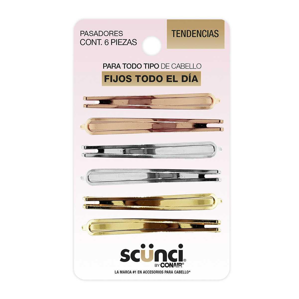 Conair Clips Metalicos 6 Piezas image number null