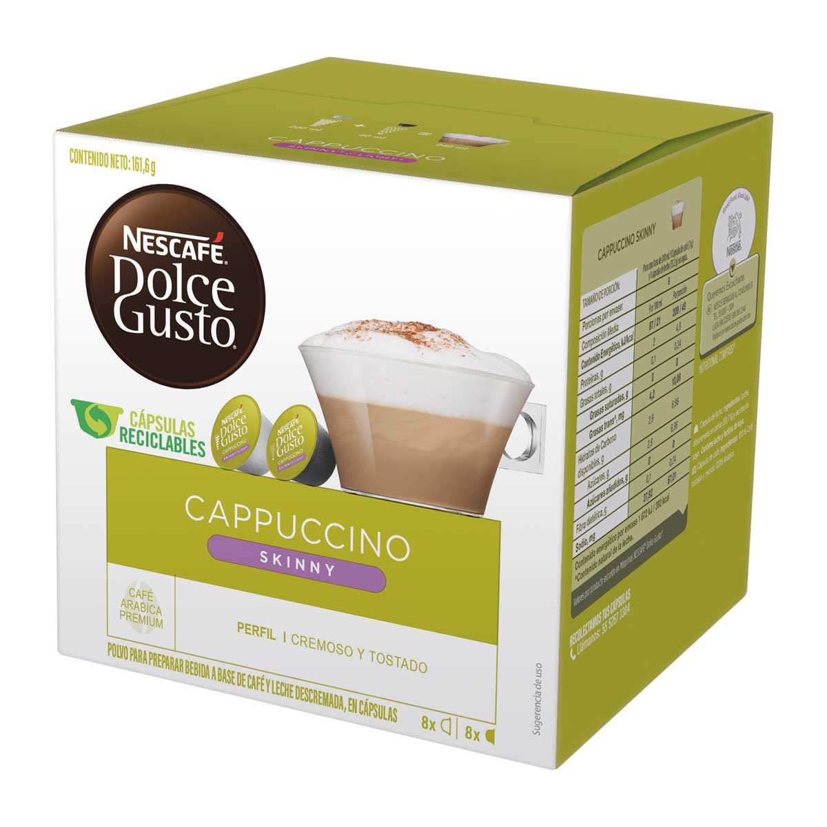 Cápsulas Cappuccino Skinny Nescafé Dolce Gusto image number null