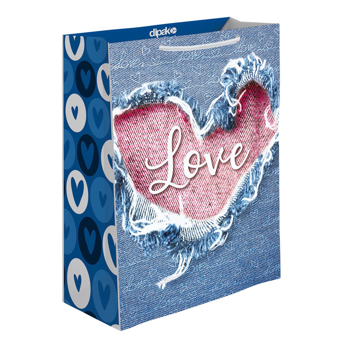 Bolsa de regalo Hs notas de amor tama&ntilde;o chica image number null