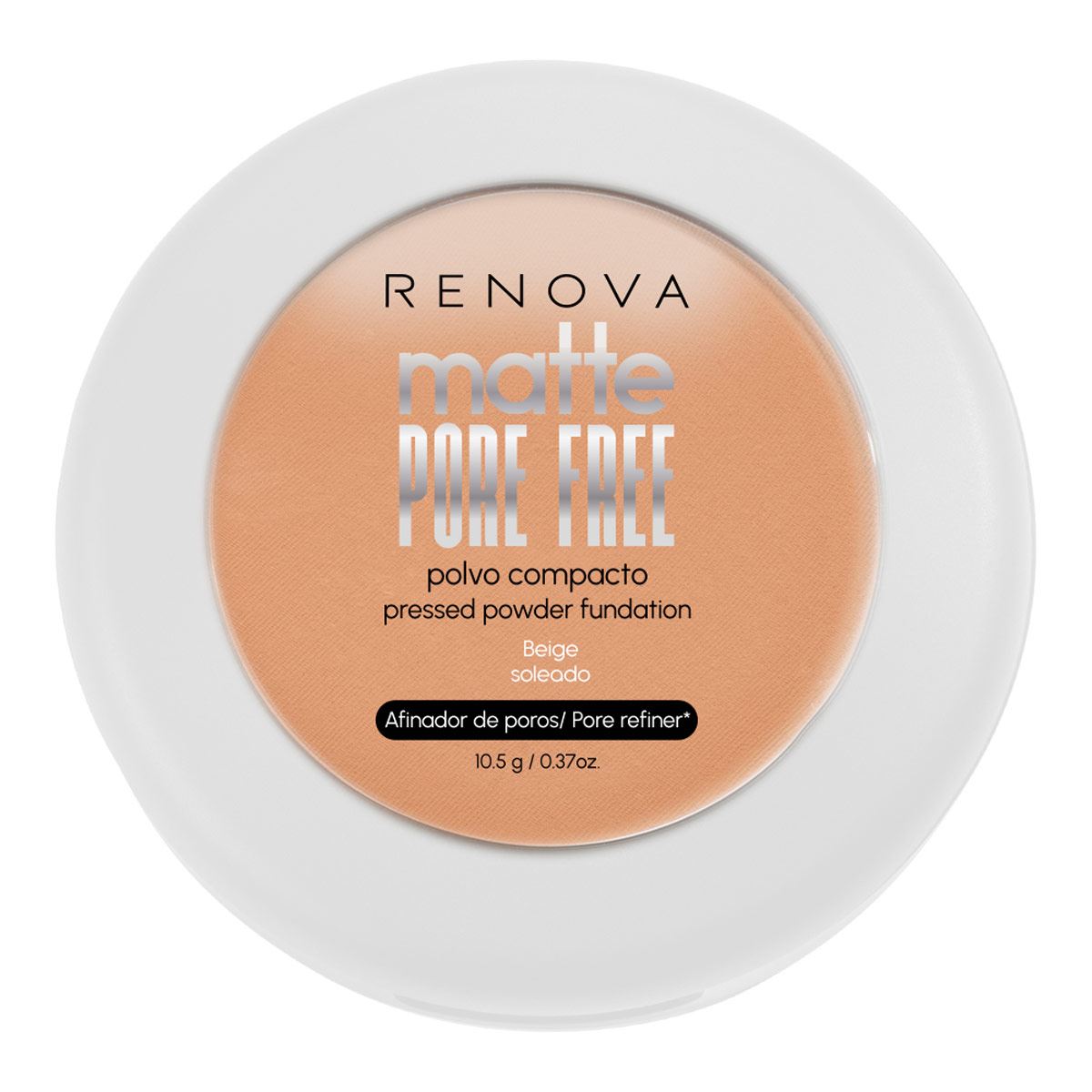 Polvo Matte Pore Free Beige Soleado Renova image number null