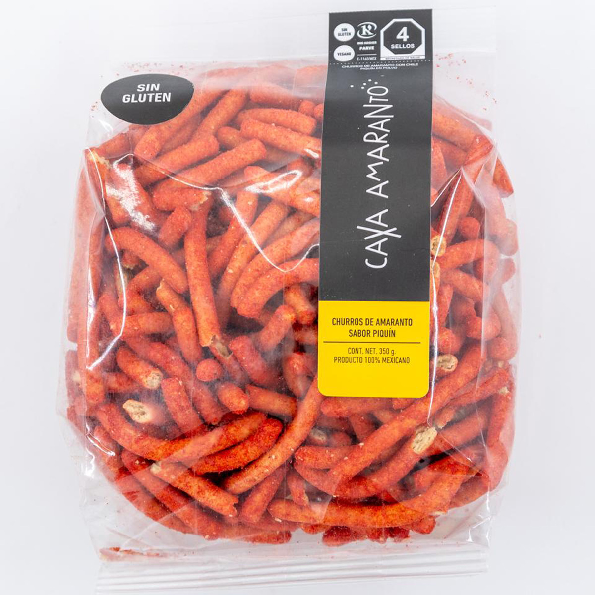 Churritos Sabor Piquín Caxa Amaranto 350g image number null