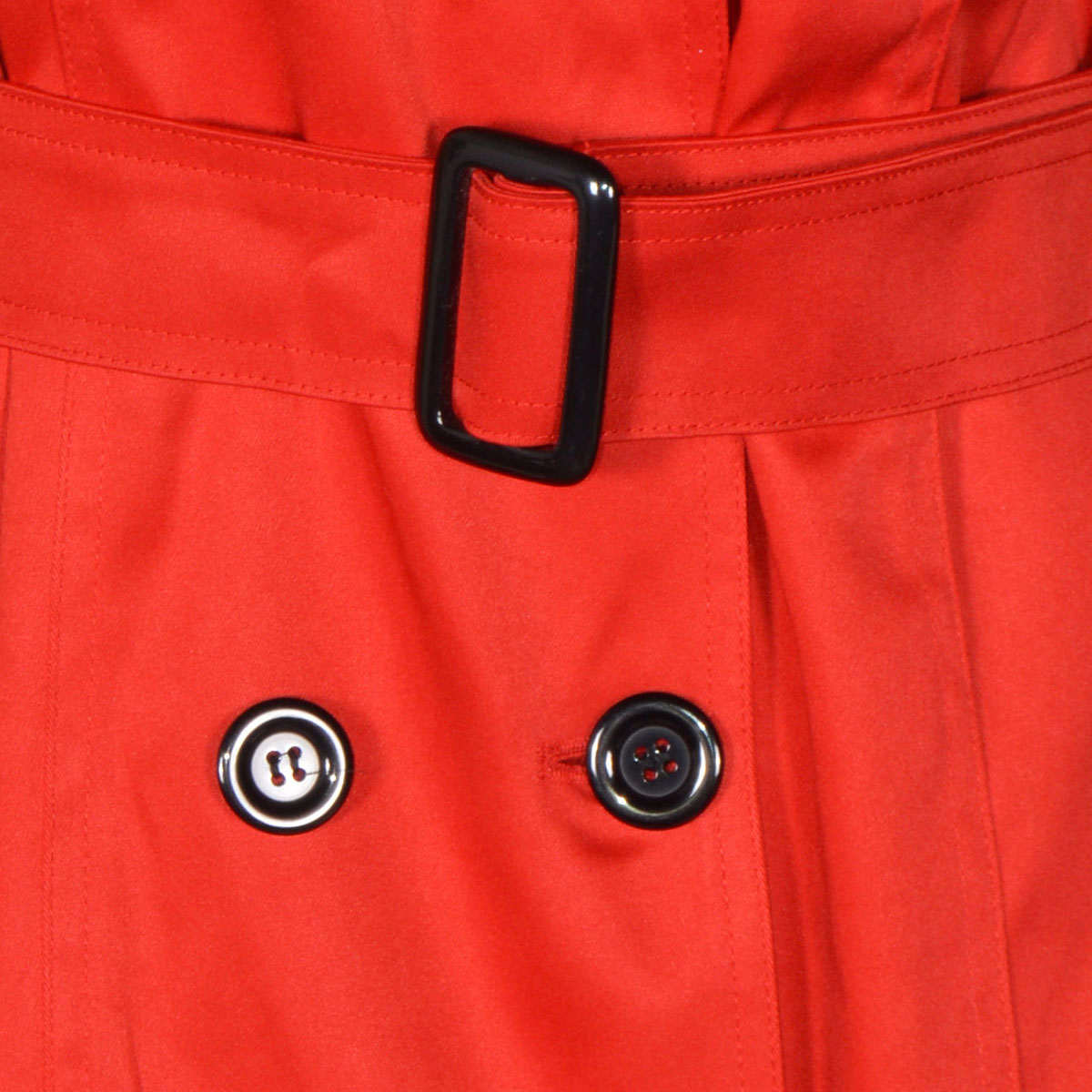 Gabardina Lisa con Cintur&oacute;n y Capucha Philosophy Talla Grande para Mujer image number null