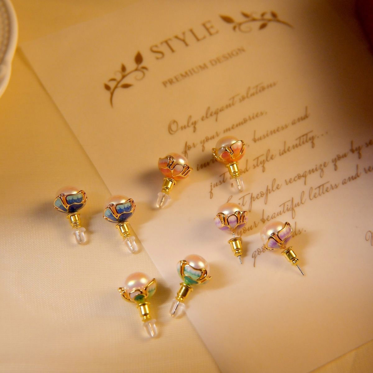 Broquel Perla Ba&ntilde;o de Oro Dorado Ablime image number null