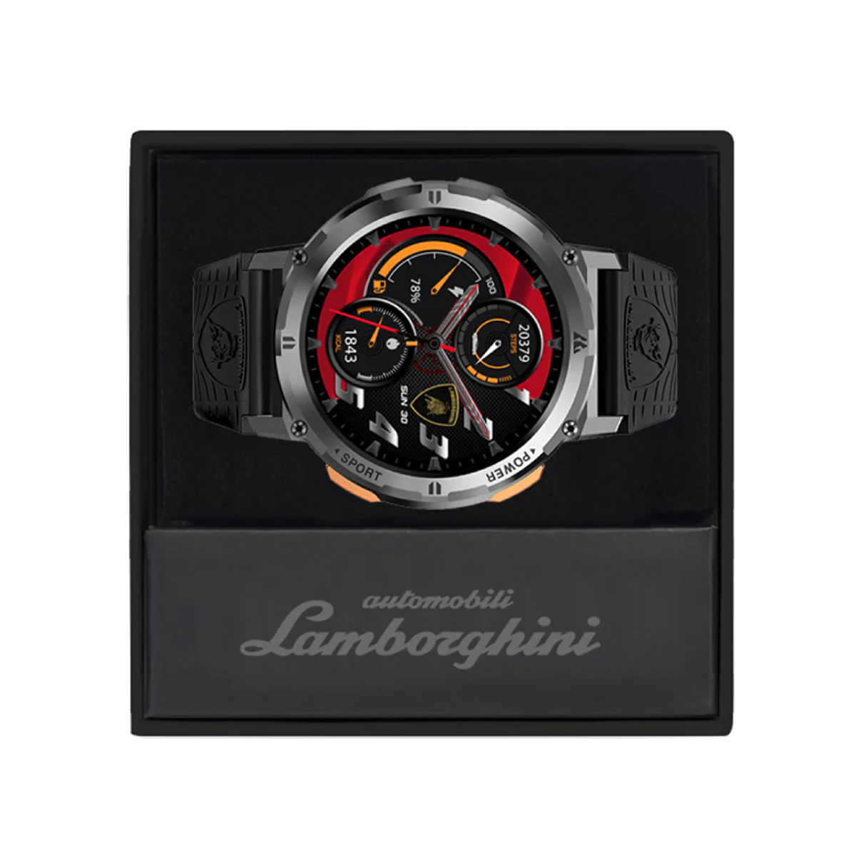Smartwatch Cerchio Nero LAMBORGHINI image number null