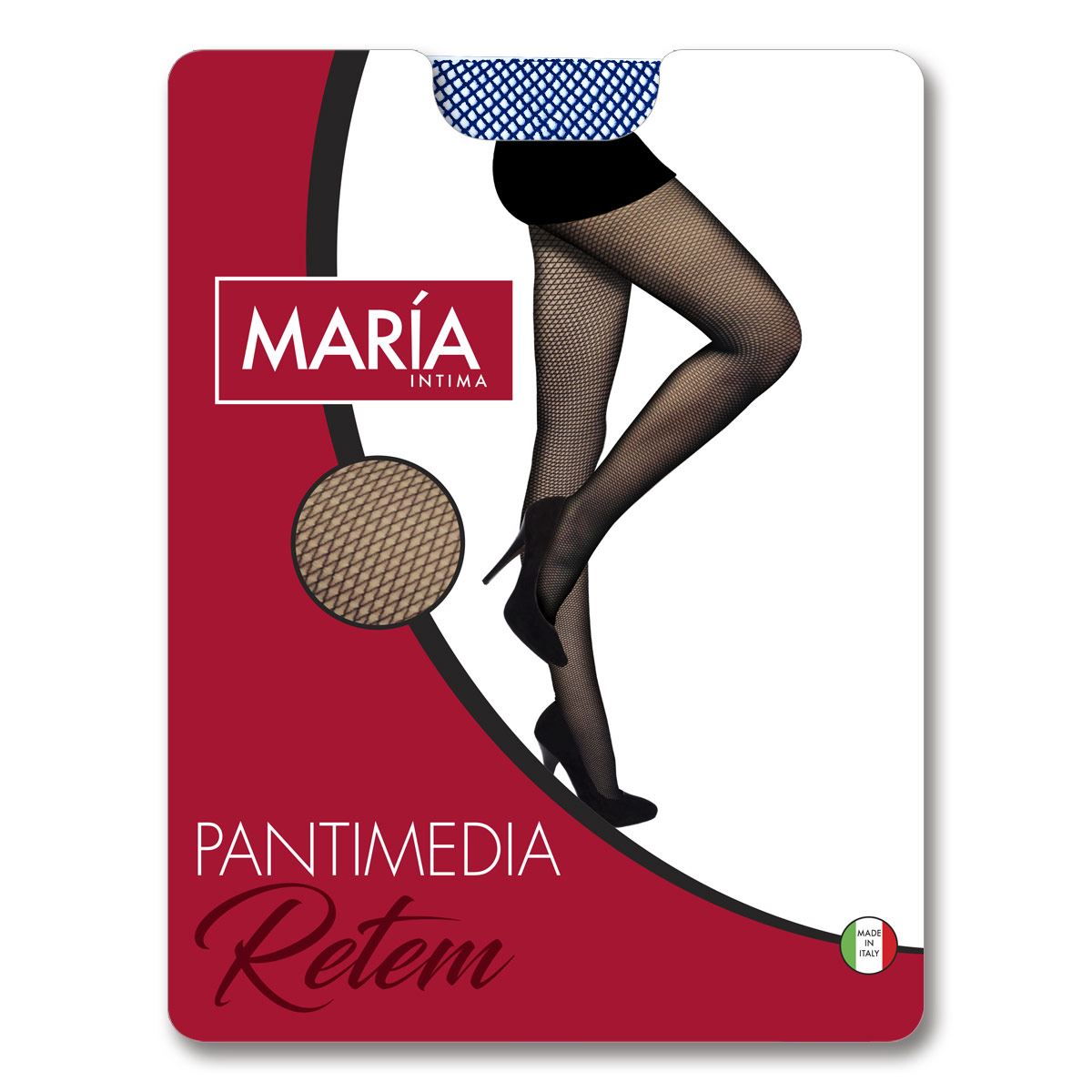 Pantimedia Red María Intima Grande-Extra Grande para Mujer image number null
