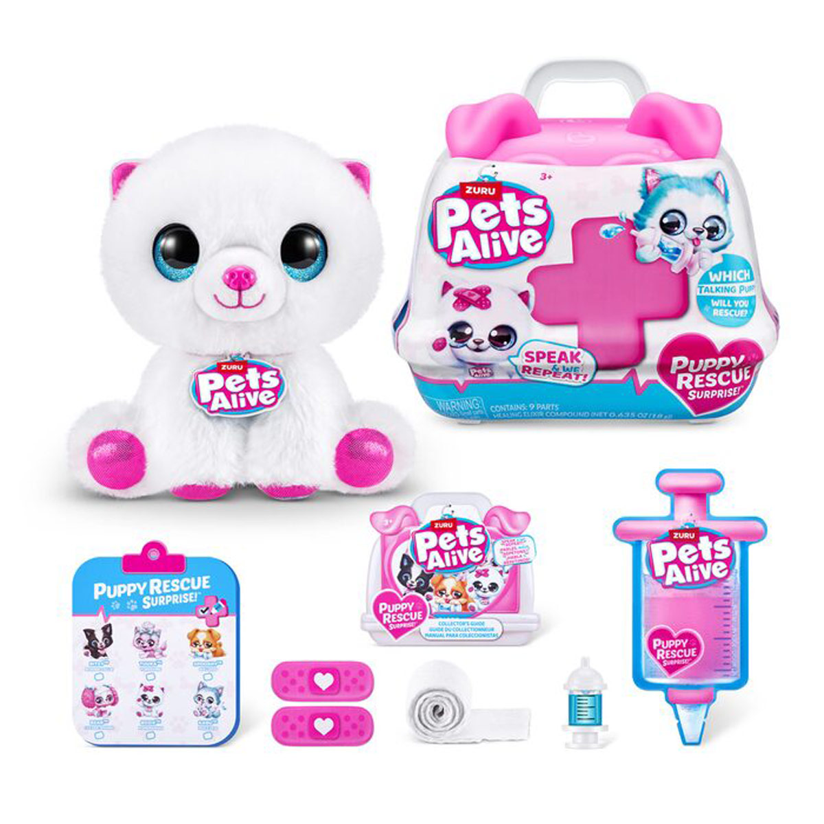 Peluche interactivo ZURU Rescate de Cachorros image number null