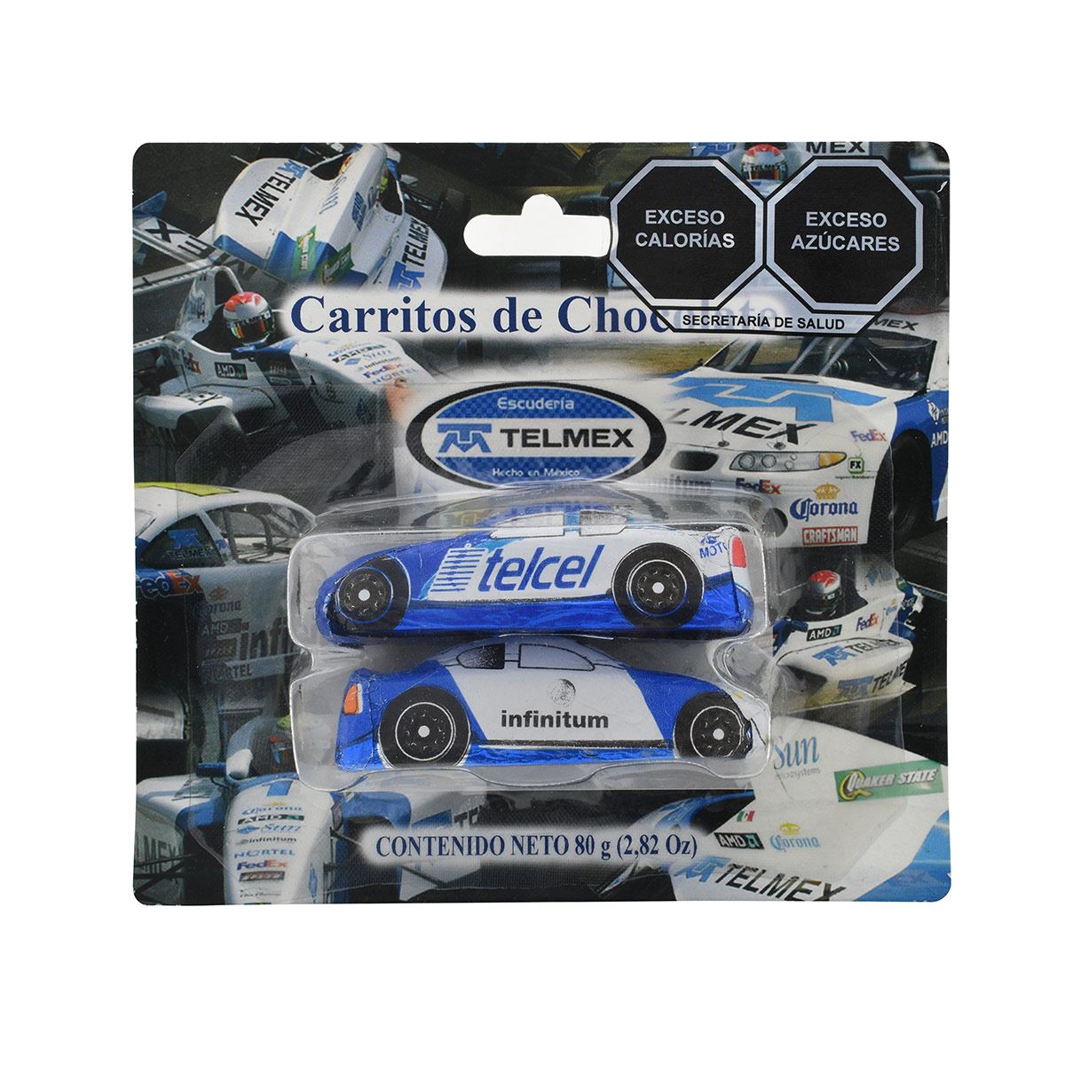 Cochecitos de Chocolate Telmex de 80 gramos Azulejos image number null