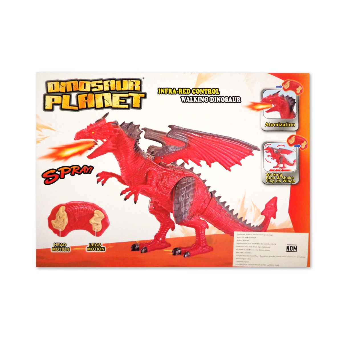 Figura Interactiva Dragón de Fuego image number null