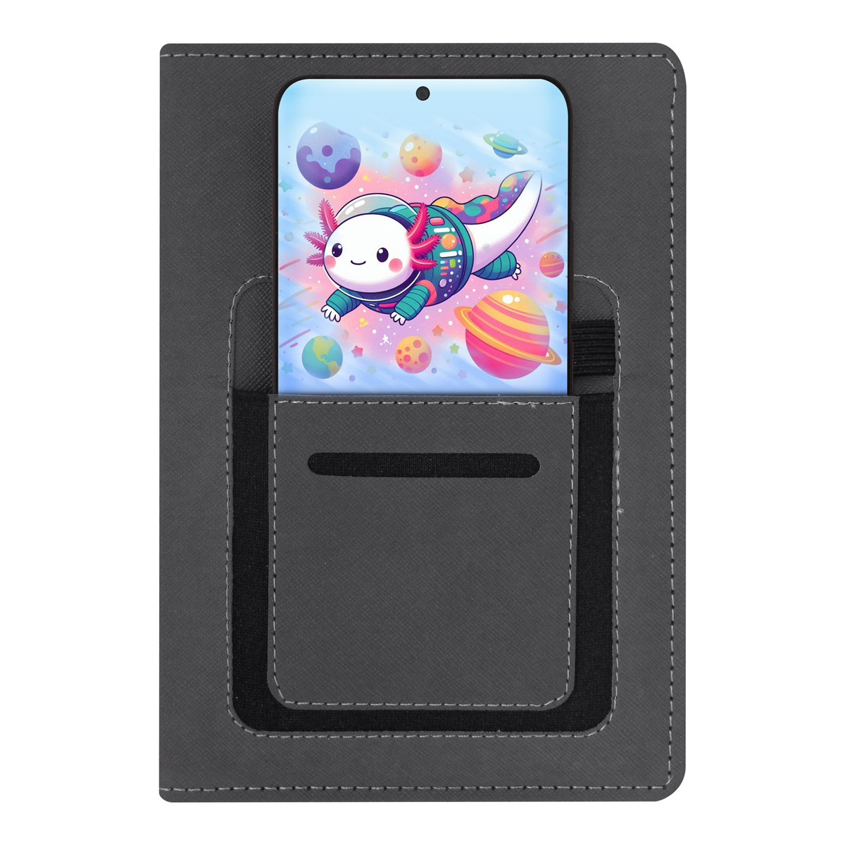 Libreta Mazunte Rayada Pasta Dura Gris Oxford image number null