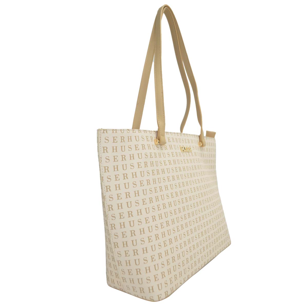 Bolsa Tote Huser Beige para Mujer image number null