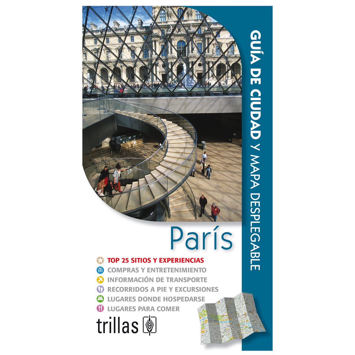 Paris, gu&iacute;a de ciudad y mapa desplegable image number null