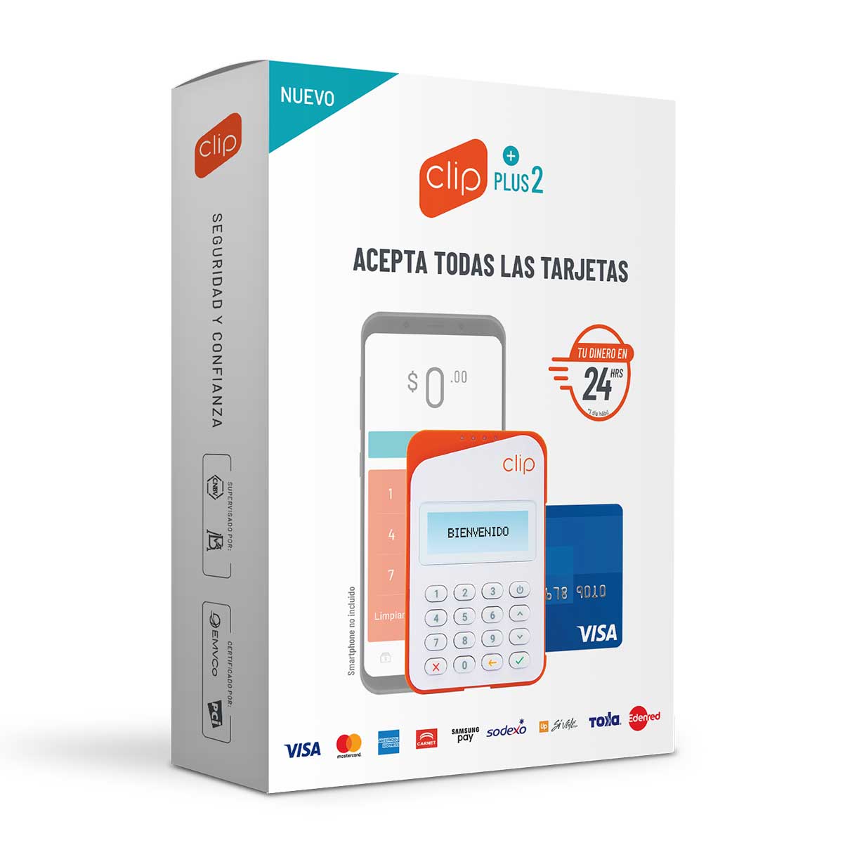 Lector de Tarjeta de Crédito/ Débito Clip Plus 2.0 image number null