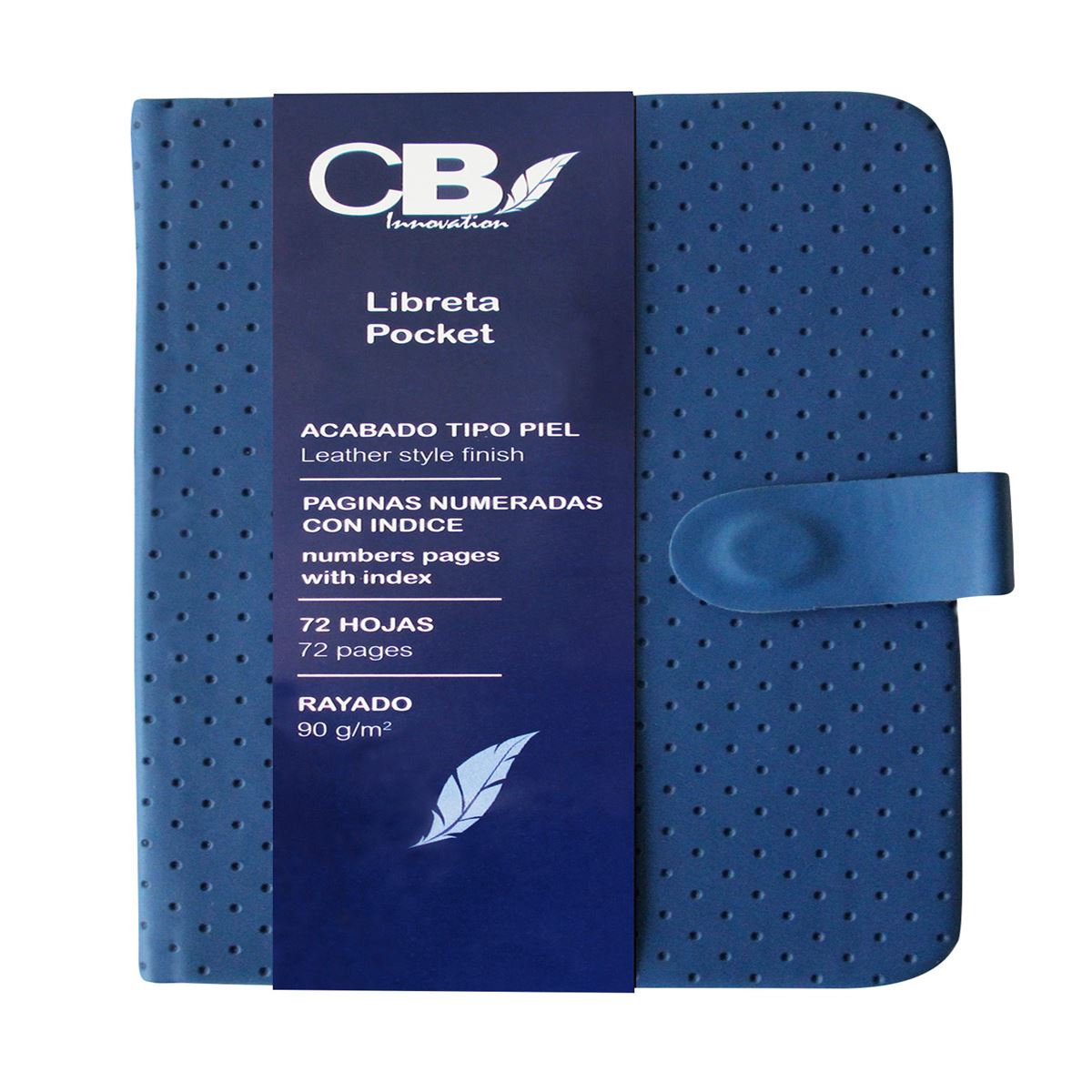 Libreta Esquela Curpiel Texturizado Puntos Colores CBI image number null