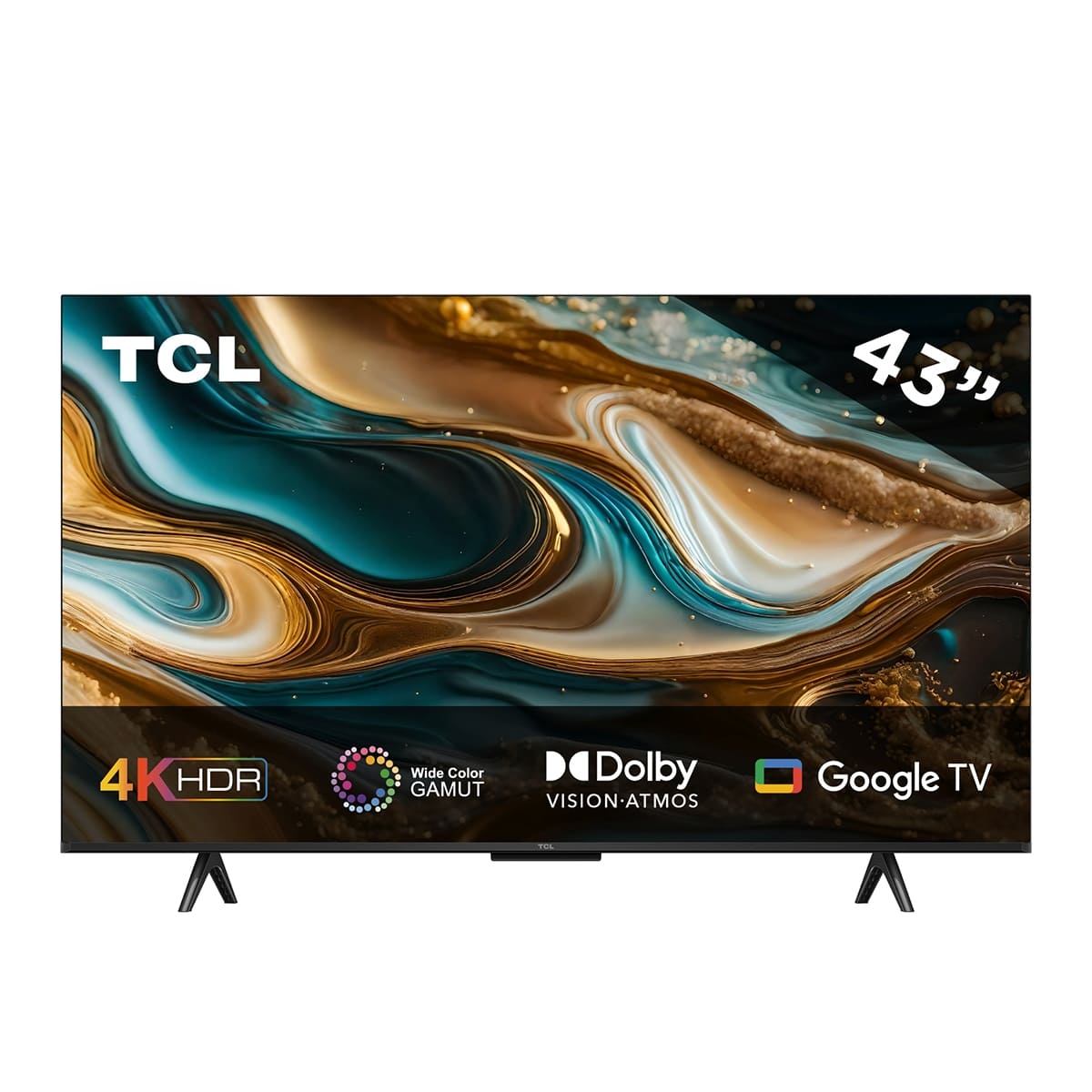 Pantalla Google TV TCL de 43 Pulgadas 4K 43s551g image number null