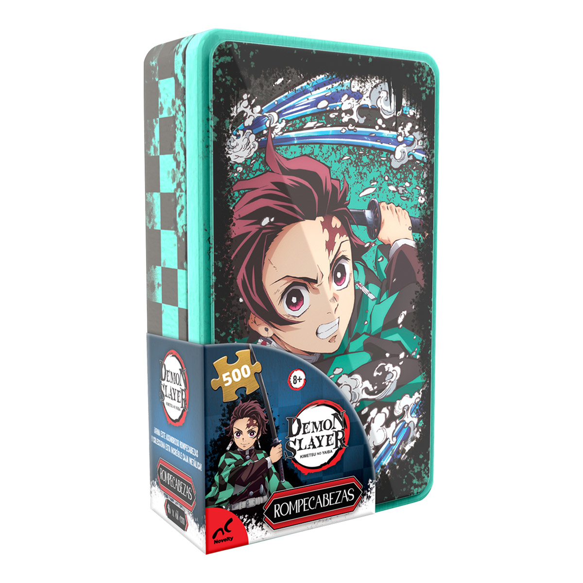 Rompecabezas Coleccionable Panorámicos Demon Slayer en Caja Metálica NOVELTY 500 Piezas image number null