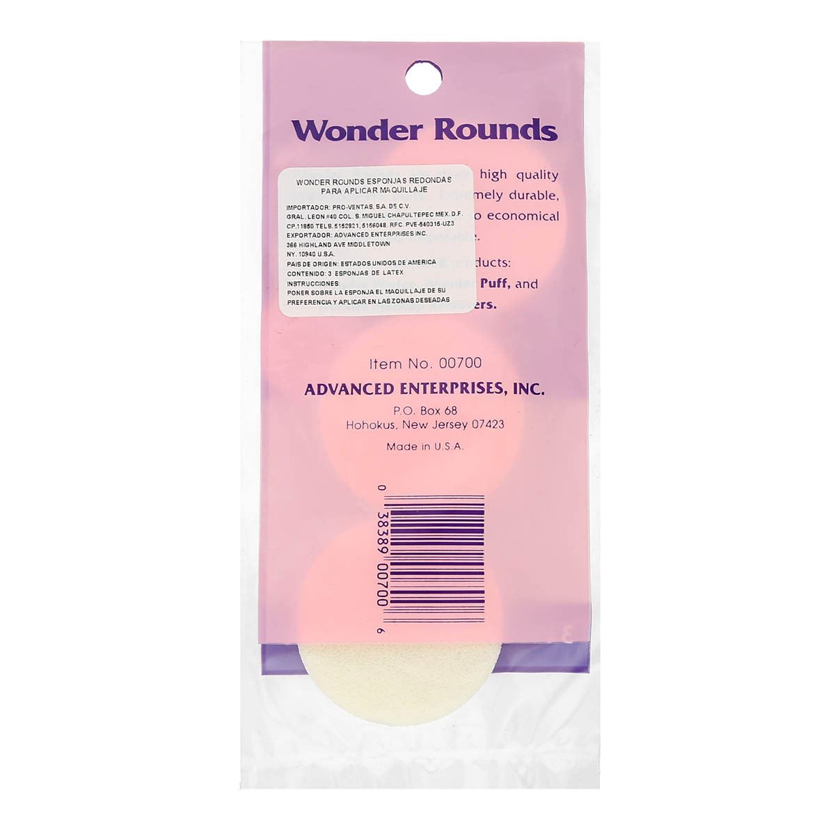 Esponjas redondas Wonder Rounds 00700 image number null