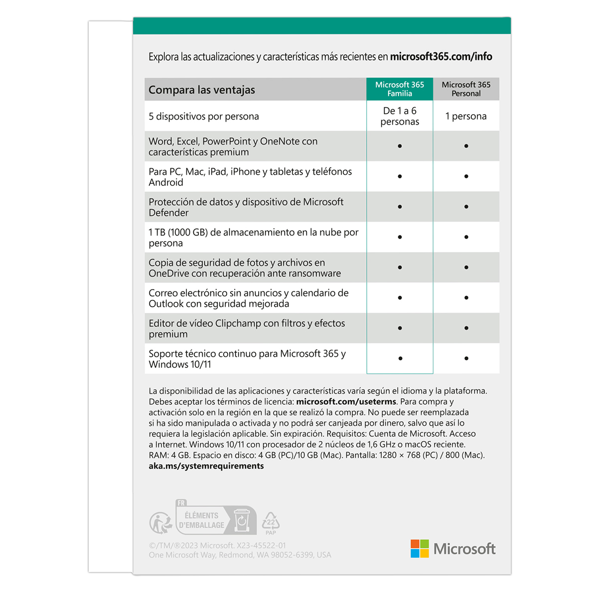 Microsoft 365 Familia (12 meses) image number null