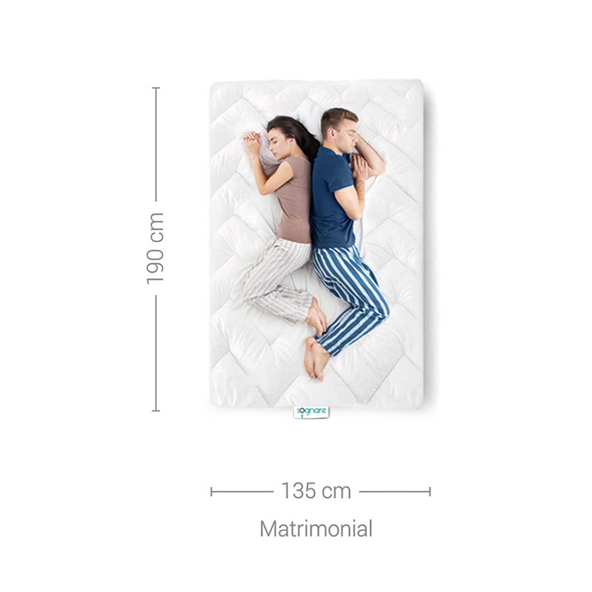 Cubre Colch&oacute;n Extra Confort Mat. Sognare image number null