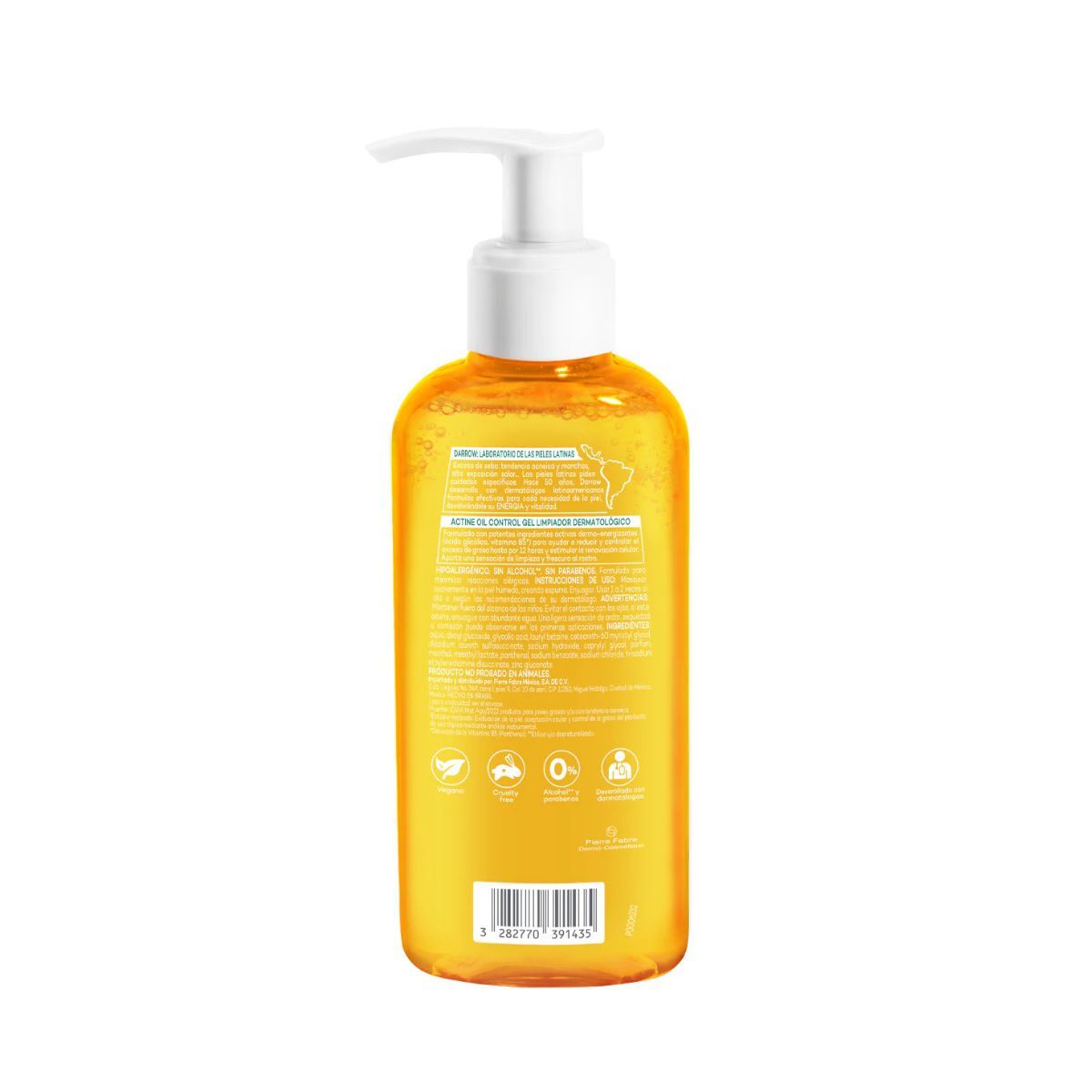 Actine Oil Control Gel Limpiador con Ácido Glicólico 240 gr image number null