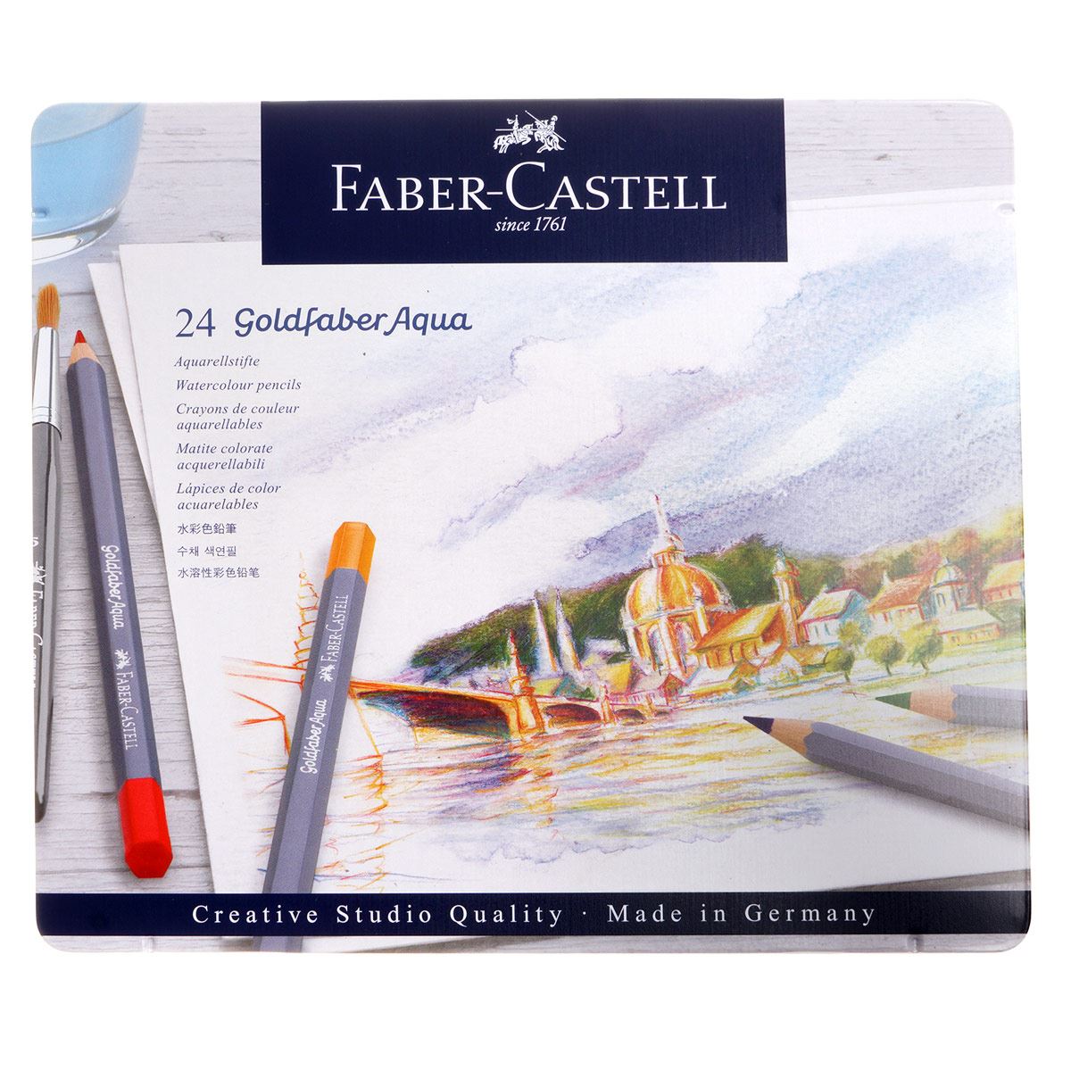 Lápices acuarelables Faber-Castell Goldfaber x 24 image number null