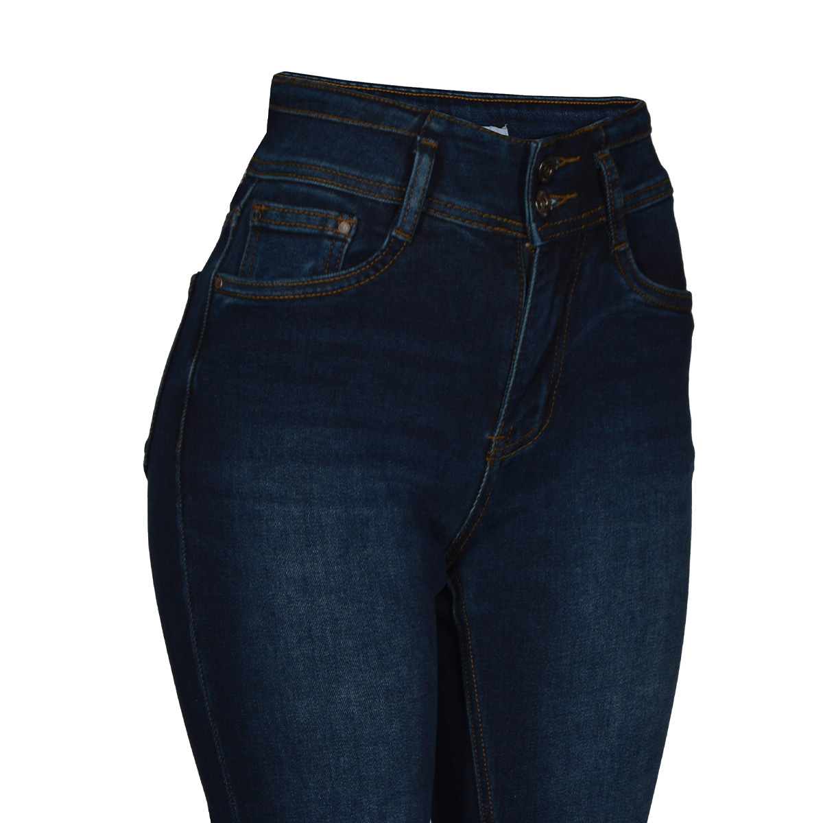 Jeans Acampanado Philosophy Color Azul Obscuro Talla 7 para Mujer image number null