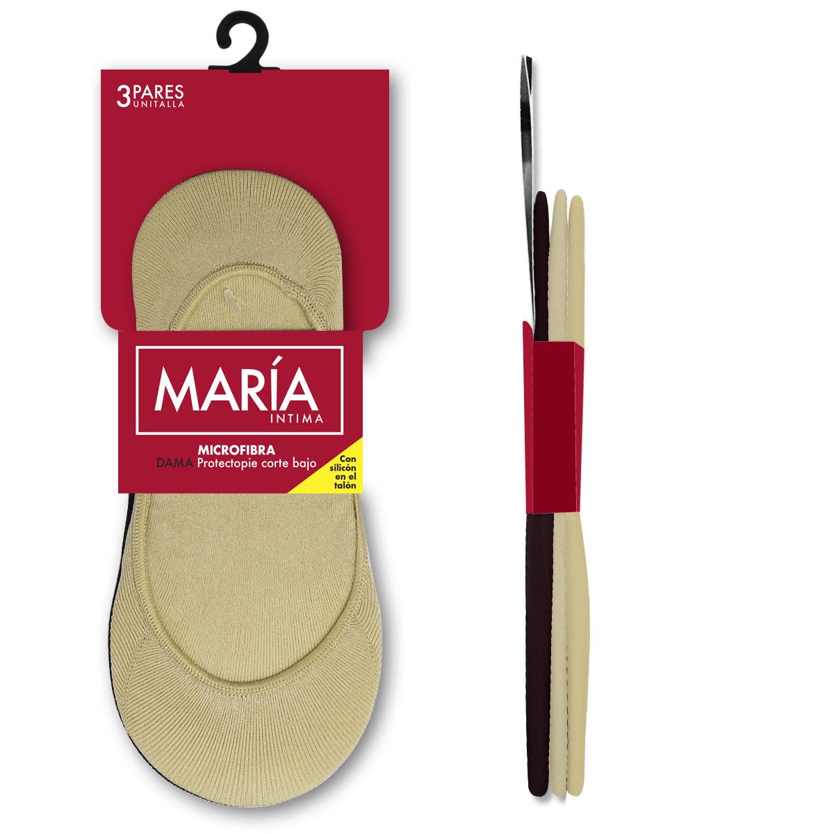 Protectopie Mar&iacute;a Intima unitalla negro/natural para Mujer image number null