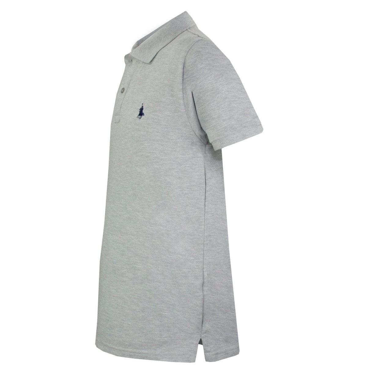 Playera Polo gris jaspe Ch image number null