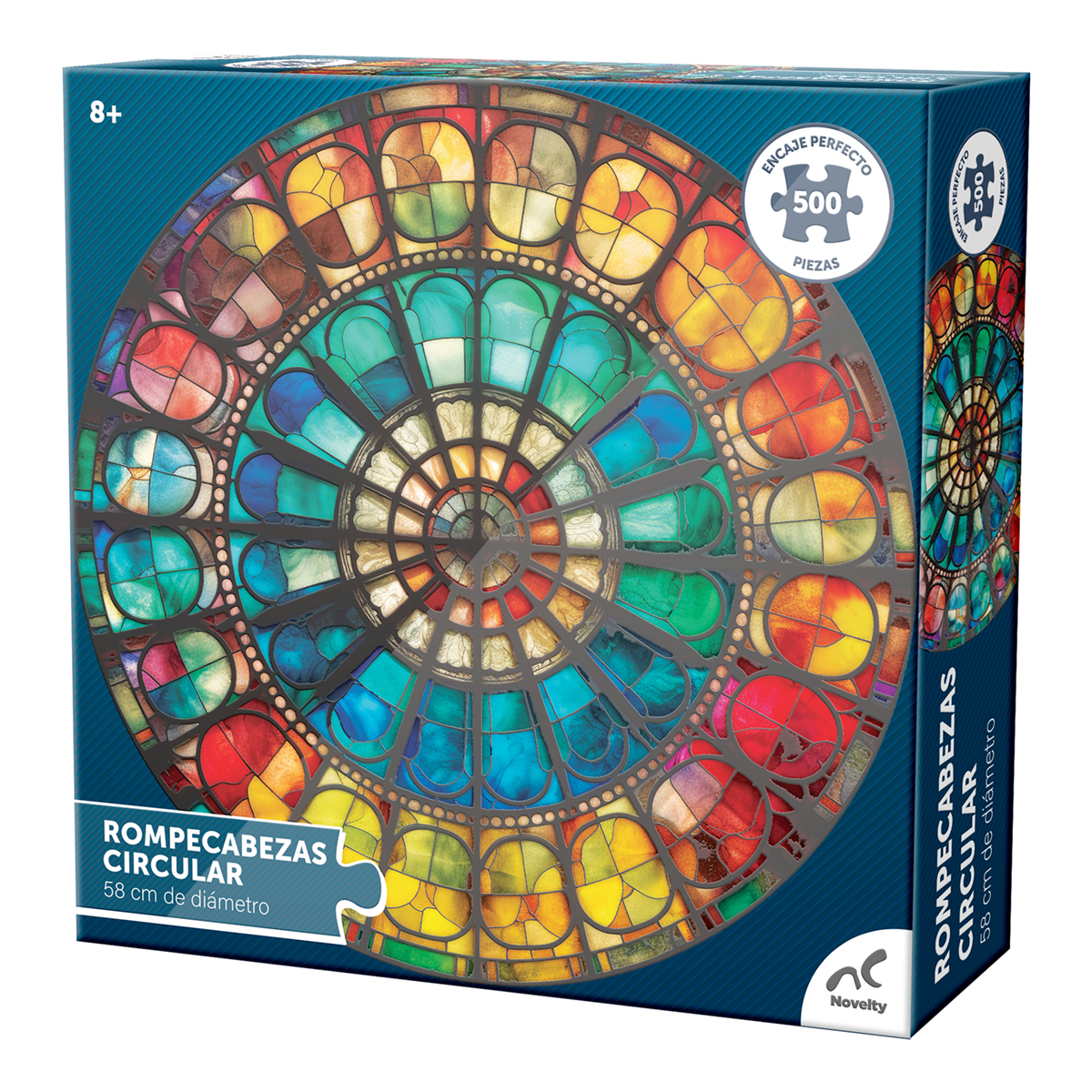 Rompecabezas Circular Vitrales image number null