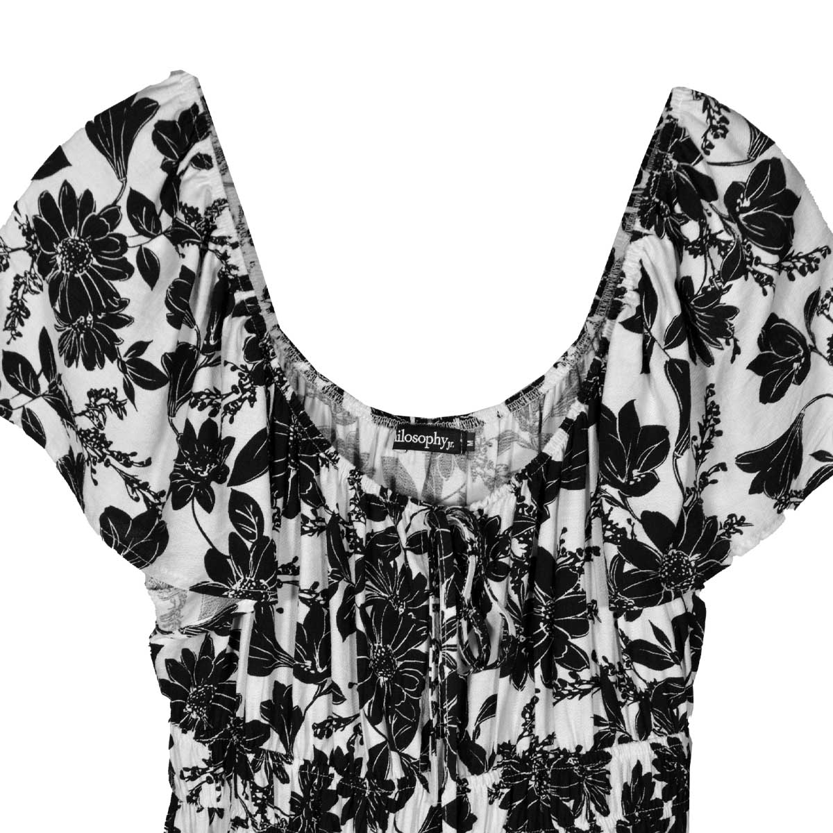 Vestido Corto con Olanes Philosophy Talla Grande para Mujer image number null