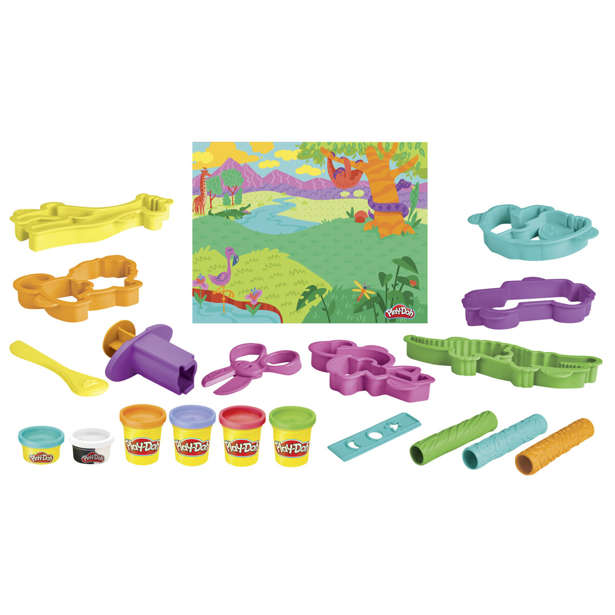 Set de Juego Play-Doh Animales Coloridos image number null
