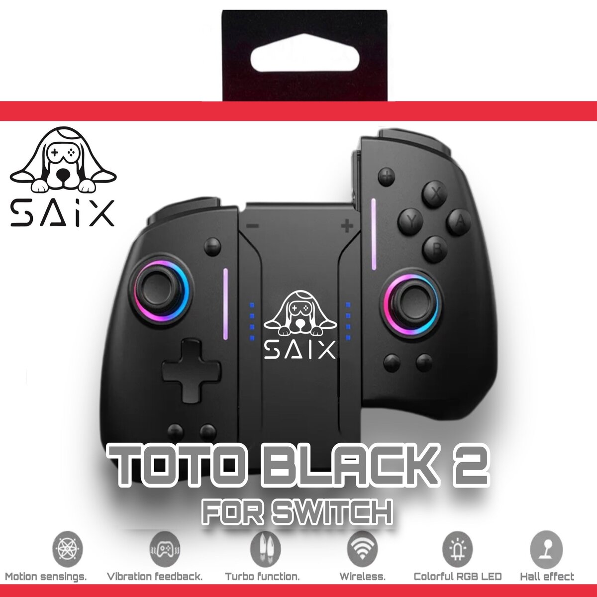 Control Inalámbrico SAIX para NSW  Toto Black 2 image number null