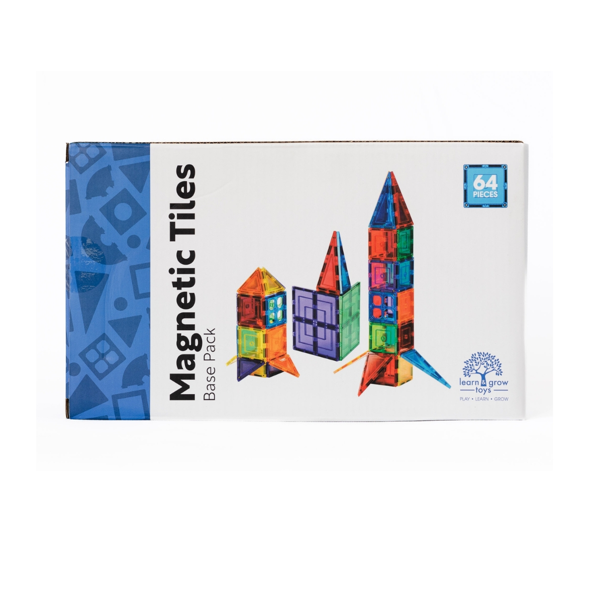 Set Mosaicos Magn&eacute;ticos Base 64 Piezas Learn & Grow Toys image number null