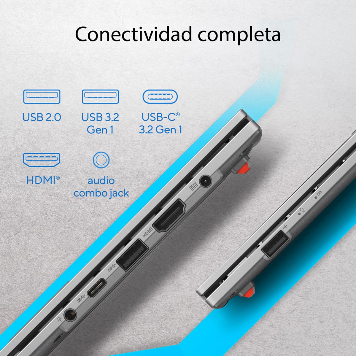 Laptop ASUS VivoBook E1504GA-NJ163W CI3-N305 8 RAM 512SSD+Mochila y Mouse image number null