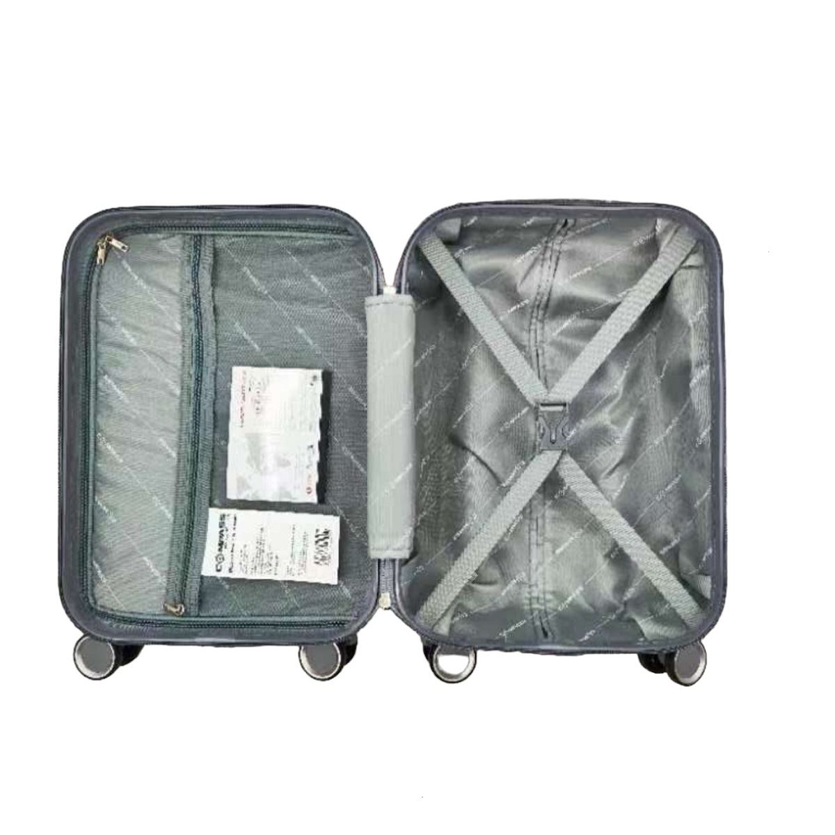 Maleta de Viaje con Ruedas y Portavaso Rojo 28 Compass" image number null