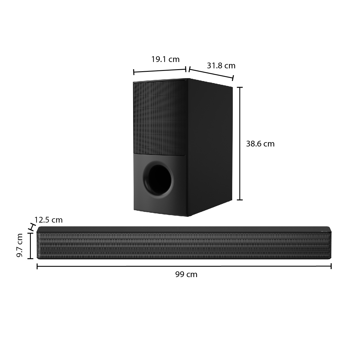 Barra de Sonido LG SNH5 Negra image number null