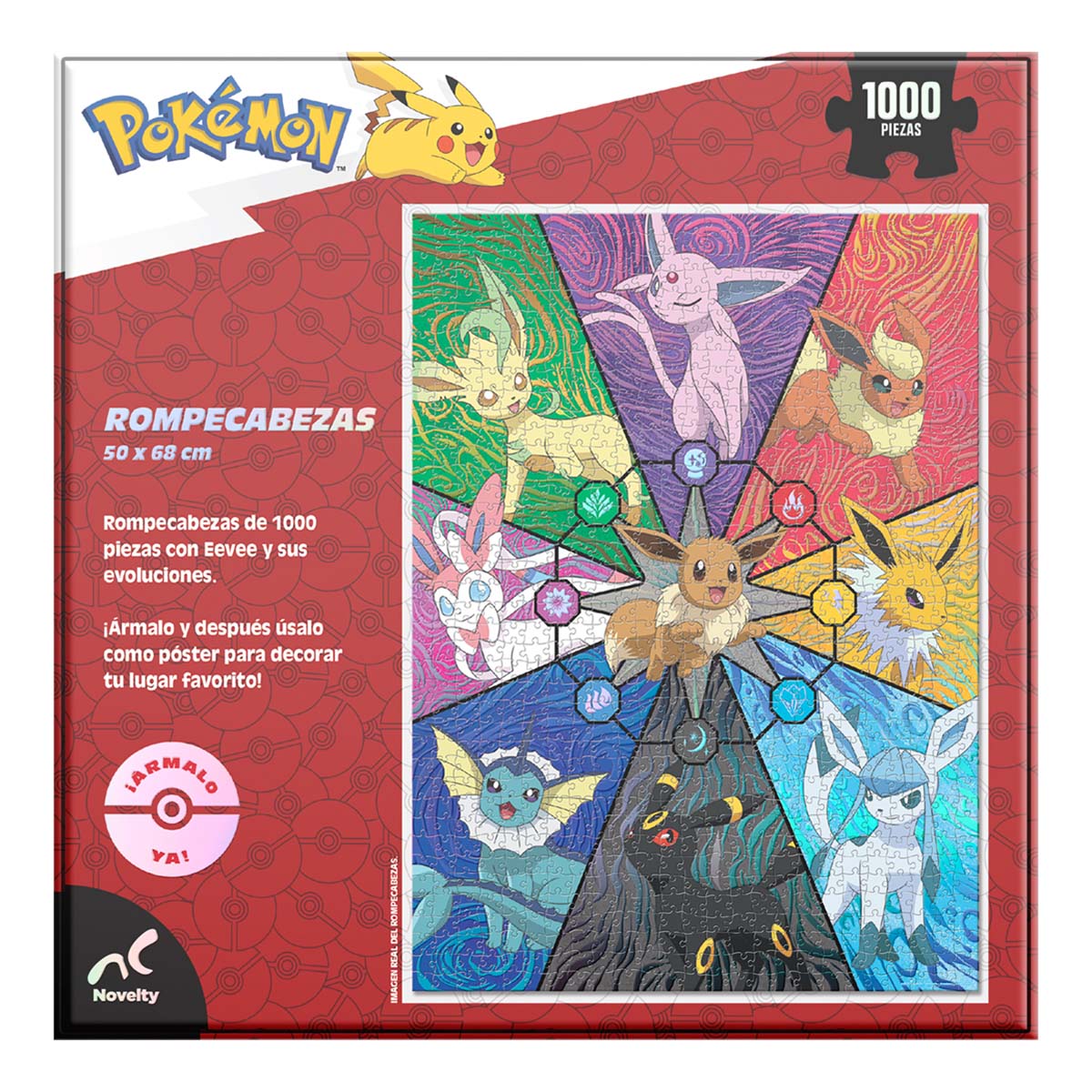 Rompecabezas NOVELTY Edición Original Pokemon Eevee image number null