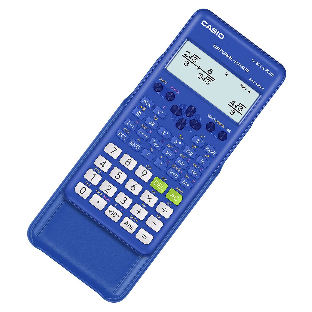Calculadora cientifica FX-82LAPLUS2-BUSMT azul Casio image number null
