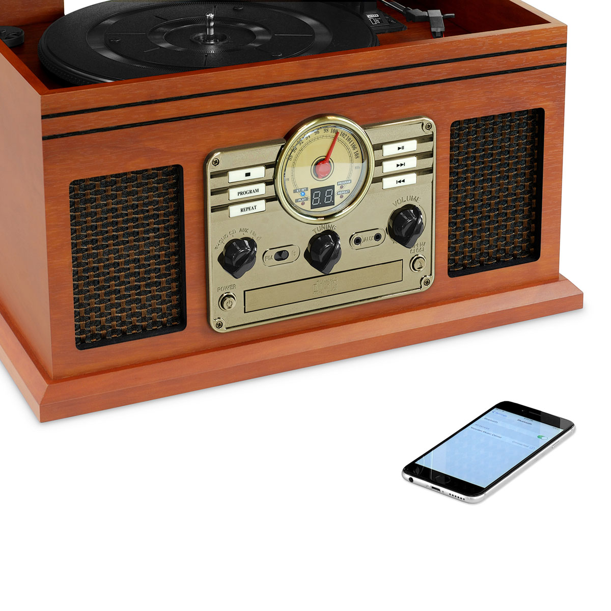 Reproductor Nostálgico 6 en 1 Victrola image number null